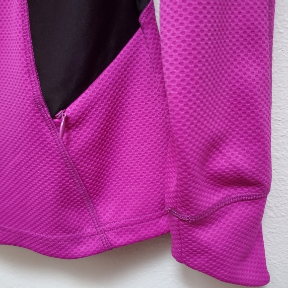 Pull Sportif Avia Femme 1/4 Zip Noir Taille L - Occasion Très Bon état